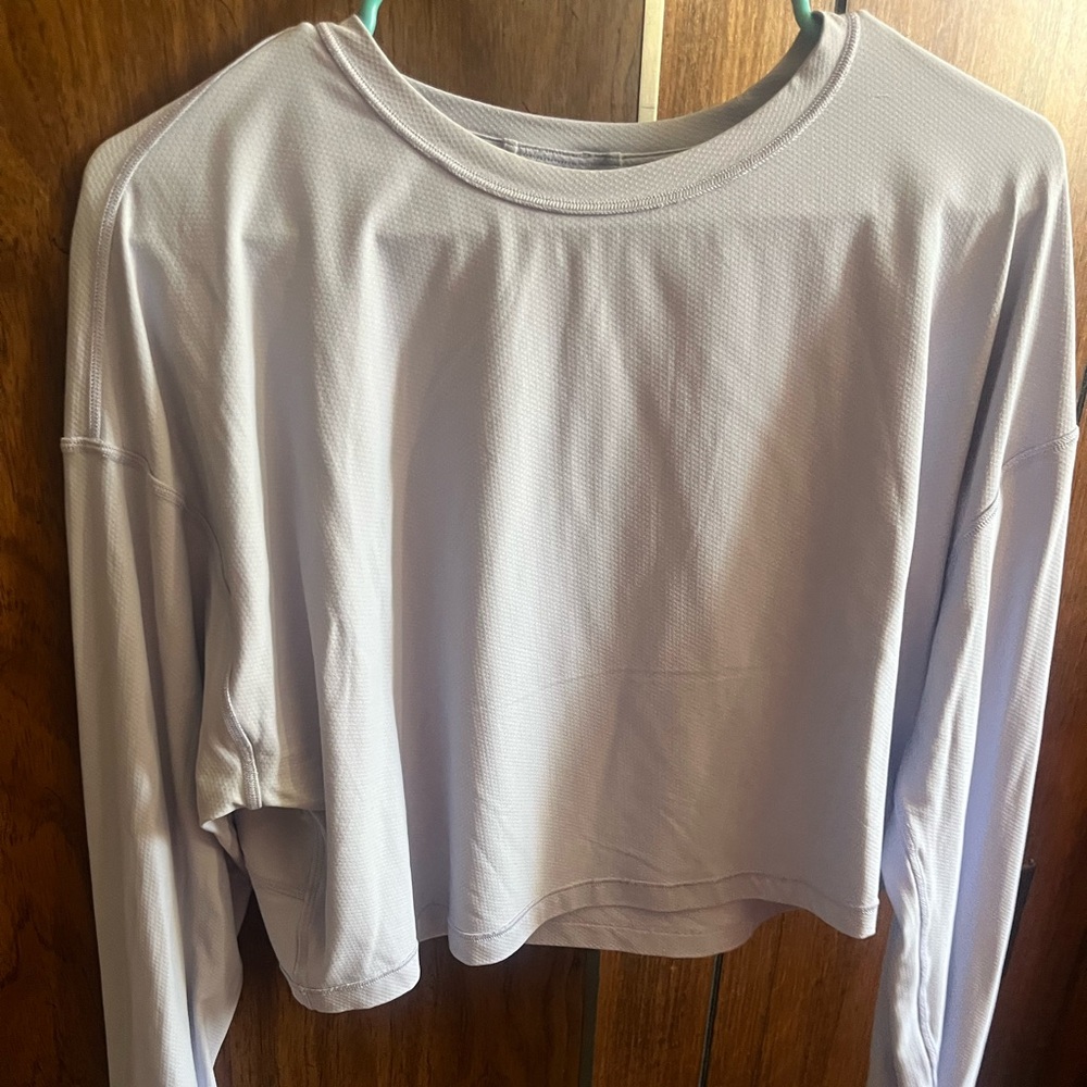 lululemon blue long sleeve top